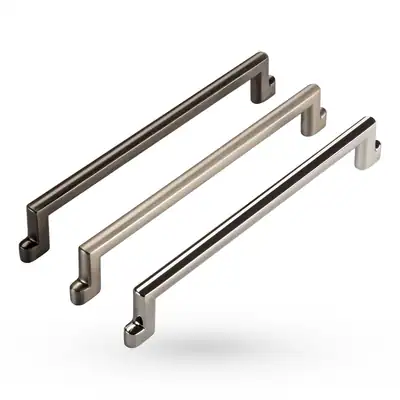 Möbelgriff Bügelgriff James BA 160 mm Türgriff Relinggriff Schrank Küche Kommode – neu – überwiegend weiß – Foto 1 von 4