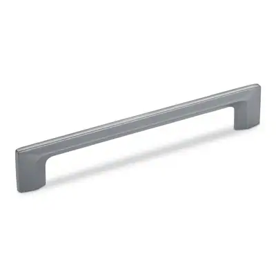 Bügelgriff BA 160 mm silber lackiert Möbelgriff Schrank Wohnzimmer Küche
