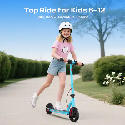 Elektroroller 150 W für Kinder im Alter von 6 bis 12 Jahren, höhenverstellbar, z – neu – Sonstiges – überwiegend beige…