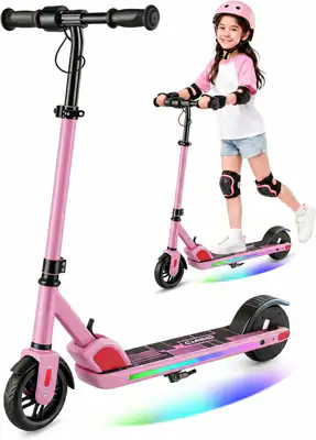 150W Kinder Elektroroller 6-12J 16km/h 11km Reichweite Lichter höhenverstellbar – neu – Sonstiges – überwiegend weiß – Foto…