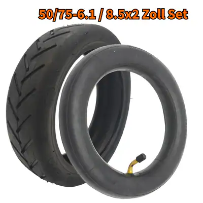Reifen Set 8.5x2 Zoll mit Schlauch 8.5x2 70/90° abgewinkelt E-Scooter – neu – Sonstiges – überwiegend weiß – Foto 1 von 5