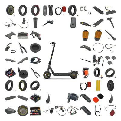 Ersatzteile für Segway Ninebot Max G2 Reifen Motor Controller Blinker Bremsen – neu – Sonstiges – überwiegend weiß – Foto 1…