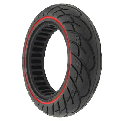 ePowerFun ePF-2 Vollgummi Reifen 10x2.5-6.5 Schwarz Rot – neu – Sonstiges – Foto 1 von 5
