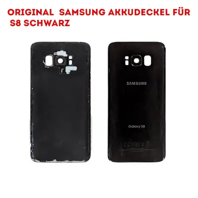 Original Samsung Samsung S8 SM-G950 Akkudeckel Backcover inkl. Kameraglas Schwar – gebraucht, gut – Handys & Telefone…