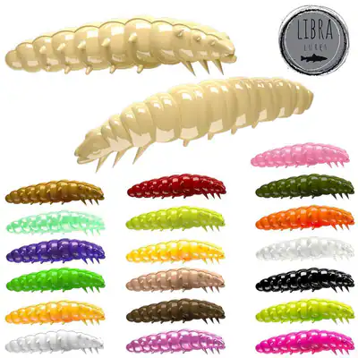 Libra Lures LARVA Cheese | Alle Größen & Farben | 30 35 45mm Maden Imitat Käse – neu – Sonstiges – überwiegend weiß – Foto…