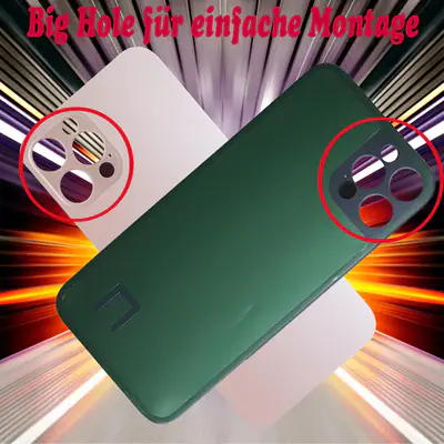 Akkudeckel für iPhone 12 Pro Big Hole Backcover Ruckcover Ruckoberschale – neu – Handys & Telefone – überwiegend dunkelgrün