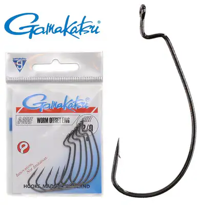 Gamakatsu Worm Offset Ewg Hooks Black | Offsethaken Gummifisch Haken Rigs Angeln – neu – Sonstiges – überwiegend weiß