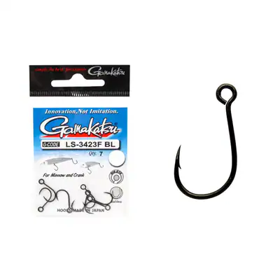 Gamakatsu LS-3423F Hook Black | Kunstköder Einzel Haken Ersatz Wobbler Spoon – neu – Sonstiges – überwiegend weiß