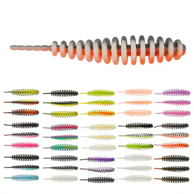 Spro Trout Master Worm Mini 45 mm Forellen Gummiköder Alle Farben Garlic 10 Stk. – neu – Sonstiges – überwiegend weiß…