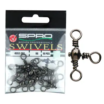 SPRO Crossline Swivel Kreuzwirbel Angel Wirbel Kreuz Dreiwege Roll T-Wirbel – neu – Sonstiges – überwiegend weiß