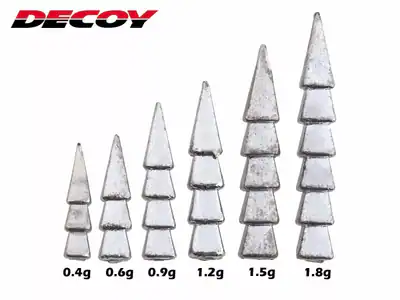 DECOY Sinker type Nail DS-10 | 0,4g bis 1,8g | Köder Beschwerer für Gummifisch – neu – Sonstiges – überwiegend weiß – Foto…
