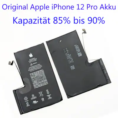 Original Apple iPhone 12 Pro Max Akku Batterie Accu Battery Kapazität 85% bis 90 – gebraucht, gut – Sonstiges – überwiegend…