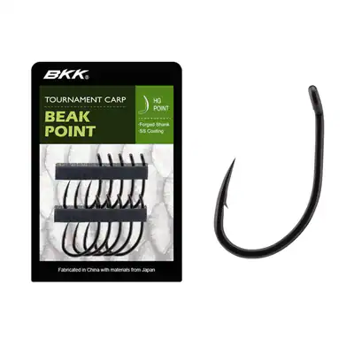 BKK Beak Point Karpfen Haken Carp Hook Angelhaken 10 Stk. Einzelhaken #1 bis #6 – neu – Sonstiges – überwiegend weiß