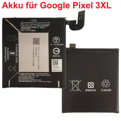 Akku für Google Pixel 3XL Batterie Battery Accu G020E-B – neu – Sonstiges – überwiegend weiß