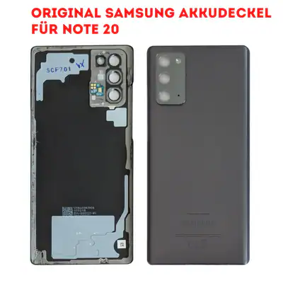 Original Samsung Note 20 5G SM-N981B Akkudeckel Backcover +Kameraglas Grau – gebraucht, gut – Handys & Telefone