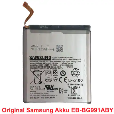 Original Samsung EB-BG991ABY Akku Für Galaxy S21 Battery Batterie gebraucht – gebraucht, gut – Sonstiges – überwiegend weiß