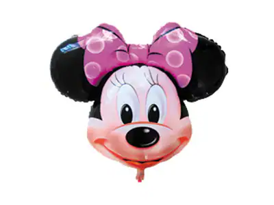 Folienballon Minnie Maus Disney Luftballon Helium Ballon Kindergeburtstag 70x68c