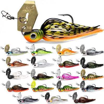 Lieblingsköder BladeMaster 3/0 - 10g Chatterbait Bladed Jig Barsch Zander Hecht – neu – Sonstiges – überwiegend weiß – Foto…