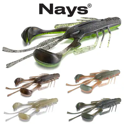 Nays CRD 35 - Krebs Gummiköder Krebs Imitat Köder 8,9cm 7,6g Barsch Hecht Zander – neu – Sonstiges – überwiegend weiß…