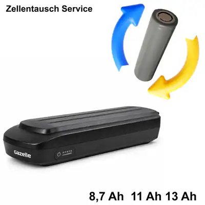 E-Bike Akku Gazelle Impulse Zilver 36V 8.6Ah Zellentausch Reparatur Service – neu – Sonstiges – überwiegend weiß – Foto 1…