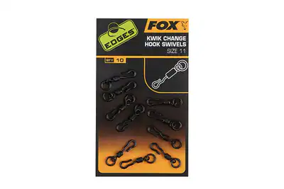 Fox Edges Kwik Change Hook Swivels Karpfen Wirbel Schnellwechsel Gr. 10 und 11 – neu – Sonstiges – überwiegend weiß – Foto…
