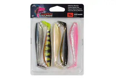 Fox Rage Ultra UV Mixed Colour Lure Packs Zander Pro - 5 Stk Set Gummifisch Bait – neu – Sonstiges – überwiegend weiß
