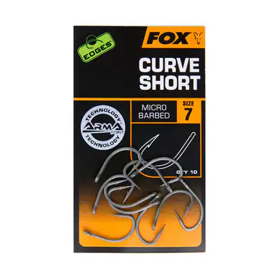 Fox Edges Curve Short Haken Karpfenhaken Armapoint Angelhaken Gr. 2 4 6 8 – neu – Sonstiges – überwiegend weiß