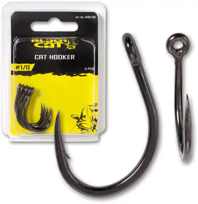 Black Cat Cat Hooker DG Coating Haken Wels Waller Einzelhaken 5 Stk. Hooks – neu – Sonstiges – überwiegend weiß