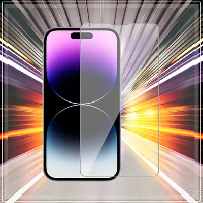 Displayschutz für iPhone 14 Plus Schutzglas Tempered Glass 9H 2D Schutzfolie – neu – Sonstiges – überwiegend schwarz
