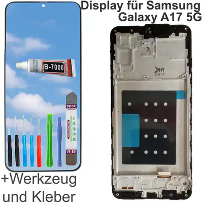 LCD Display Für Samsung Galaxy A17 5G SM-A176B Bildschirm Touch Auf Rahmen +TOOL – neu – Handys & Telefone – überwiegend weiß
