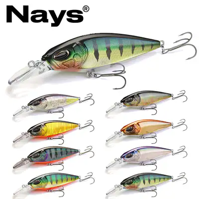 Nays CRNK FLT 75 Premium Crankbait Wobbler 7,5cm 10,5g Hardbait Köder Slow Float – neu – Sonstiges – überwiegend weiß…