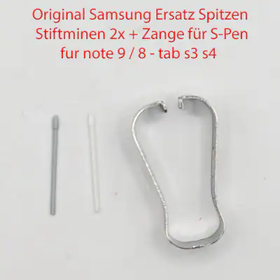 Original Samsung Ersatz Spitzen Stiftminen 2x+Zange für S-Pen Note 9/8 Tab S3/S4 – neu – Handys & Telefone – überwiegend…