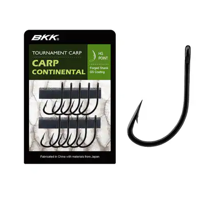 BKK Carp Continental Karpfen Haken Einzelhaken 10 Stk. Angelhaken #1 bis #10 – neu – Sonstiges – überwiegend weiß