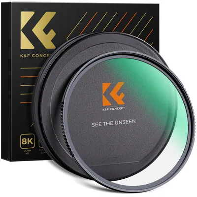 K&F Concept UV Filter 62mm HD Gehärtetes Glas MCUV Ultraviolett 28
