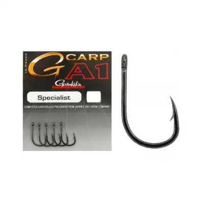 Gamakatsu A1 G-Carp Specialist Hooks Karpfen Haken 10 Stk. scharfe Einzelhaken