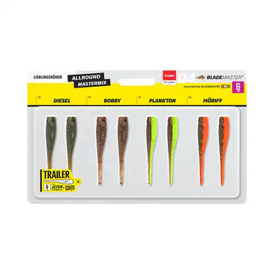 Lieblingsköder 6cm Trailer für BladeMaster #0 Gummifisch Chatterbait Bladed Jig
