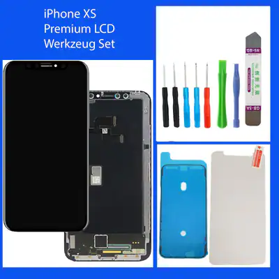 Display für iPhone XS HD 3D LCD SCHWARZ Black Bildschirm + Werkzeug