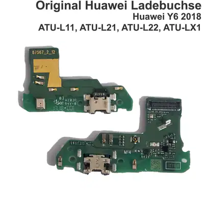 Original Huawei Y6 2018 Ladebuchse Charging Micro USB Connector Mikrofon