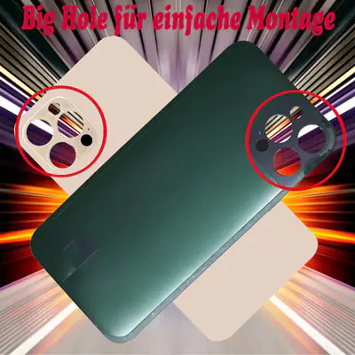 Akkudeckel für iPhone 13 Pro Big Hole Backcover Ruckcover Ruckoberschale