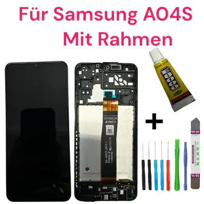 Display für Samsung Galaxy A04S 2022 SM-A047 LCD Bildschirmauf Rahmen + TOOL