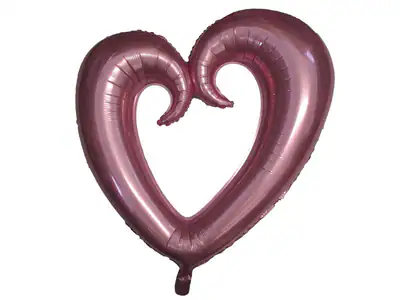 Folienballon Herz Heliumballon Valentinestag Geburtstag Hochzeit Farbauswal Rosa