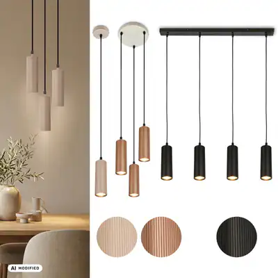 Pendelleuchte Esszimmer Hängelampe Esszimmerlampe GU10 Esstischlampe – neu – Möbel – überwiegend weiß – Foto 1 von 5