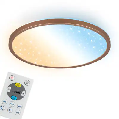 LED Deckenlampe Deckenleuchte Wohnzimmer Dimmbar Fernbedienung CCT – neu – Möbel – überwiegend weiß