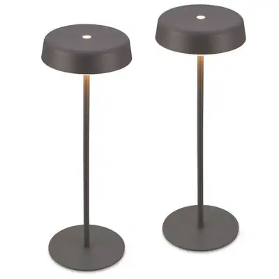 2er Set LED Tischlampe Akku LED Tischleuchte Kabellos Dimmbar Touch IP44 Outdoor – neu – Möbel – überwiegend weiß
