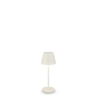 Tischlampe LED Akku Lampe USB Aufladbar Kabellos IP44 Dimmbar Touch 14,2cm Weiß – neu – Möbel – Foto 1 von 5
