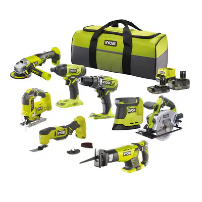 Ryobi 18V Combo-Kit 8er Set Akkuschrauber Schlagschrauber Multitool original neu – neu – Sonstiges – überwiegend weiß…