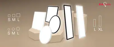 LED Panel Deckenleuchte flach IP44 Weiß Deckenlampe 24-98cm Neutralweiß Bad – neu – Möbel – Foto 1 von 5