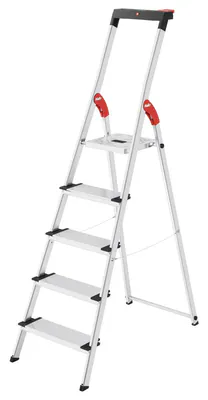 Hailo L75 ComfortLine Aluleiter Haushaltsleiter Sicherheitsleiter 5-XXL Stufen – neu – Sonstiges – überwiegend weiß – Foto…