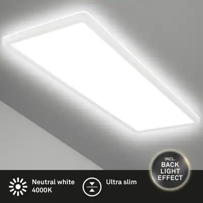 LED Panel Deckenleuchte 58cm Ultraflach Deckenlampe Neutralweiß Backlight 22W – neu – Möbel – Foto 1 von 5