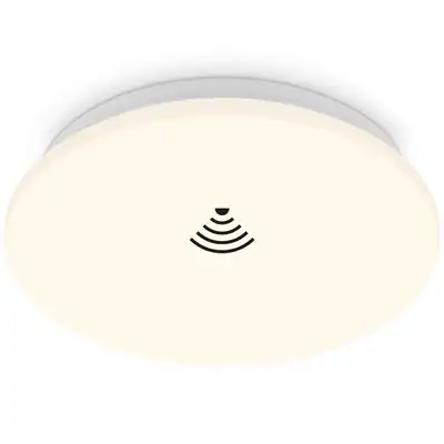 LED Deckenleuchte Bewegungsmelder Deckenlampe IP20 12W 27 x 6 cm Warm Weiß